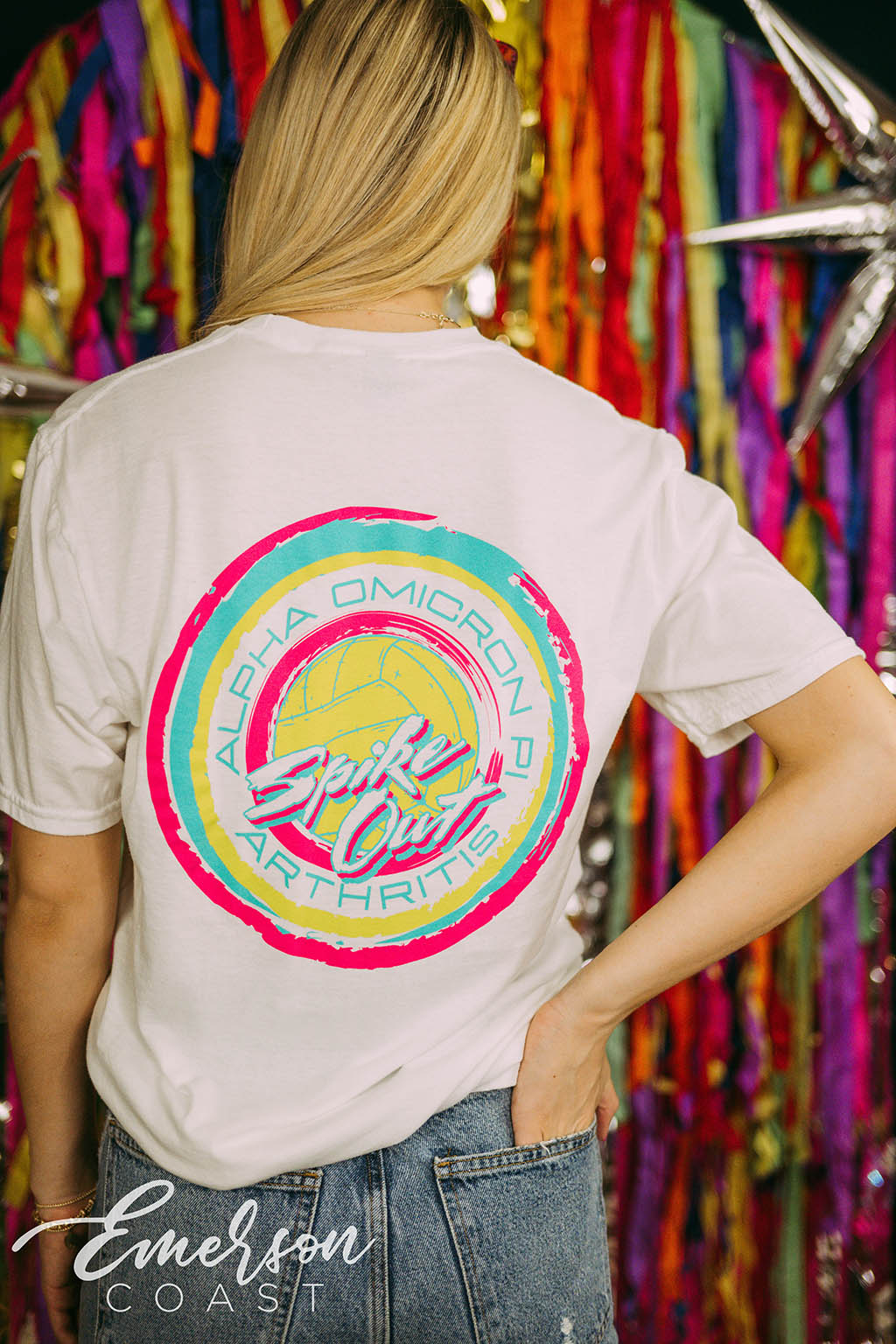 Alpha Omicron Pi Philanthropy Strike Out Arthritis Tee