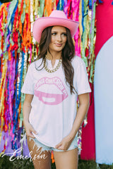 Alpha Omicron Pi PR Lips Notch Tee