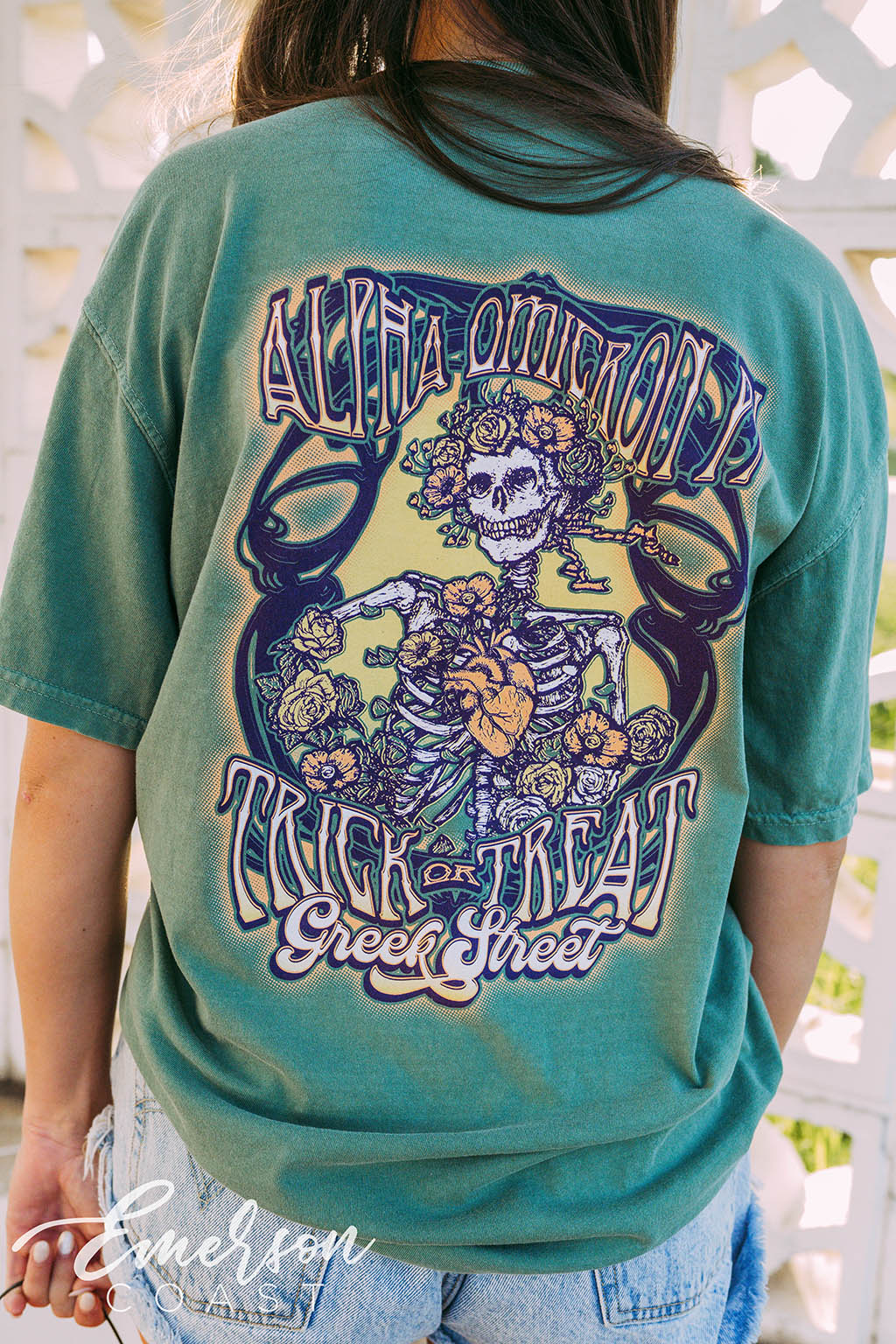 Alpha Omicron Pi Greek Week Trick or Treat Tee