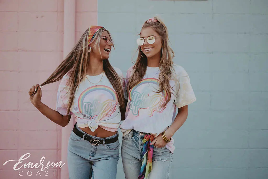 Alpha Phi '90s Tie Dye Bid Day Tee