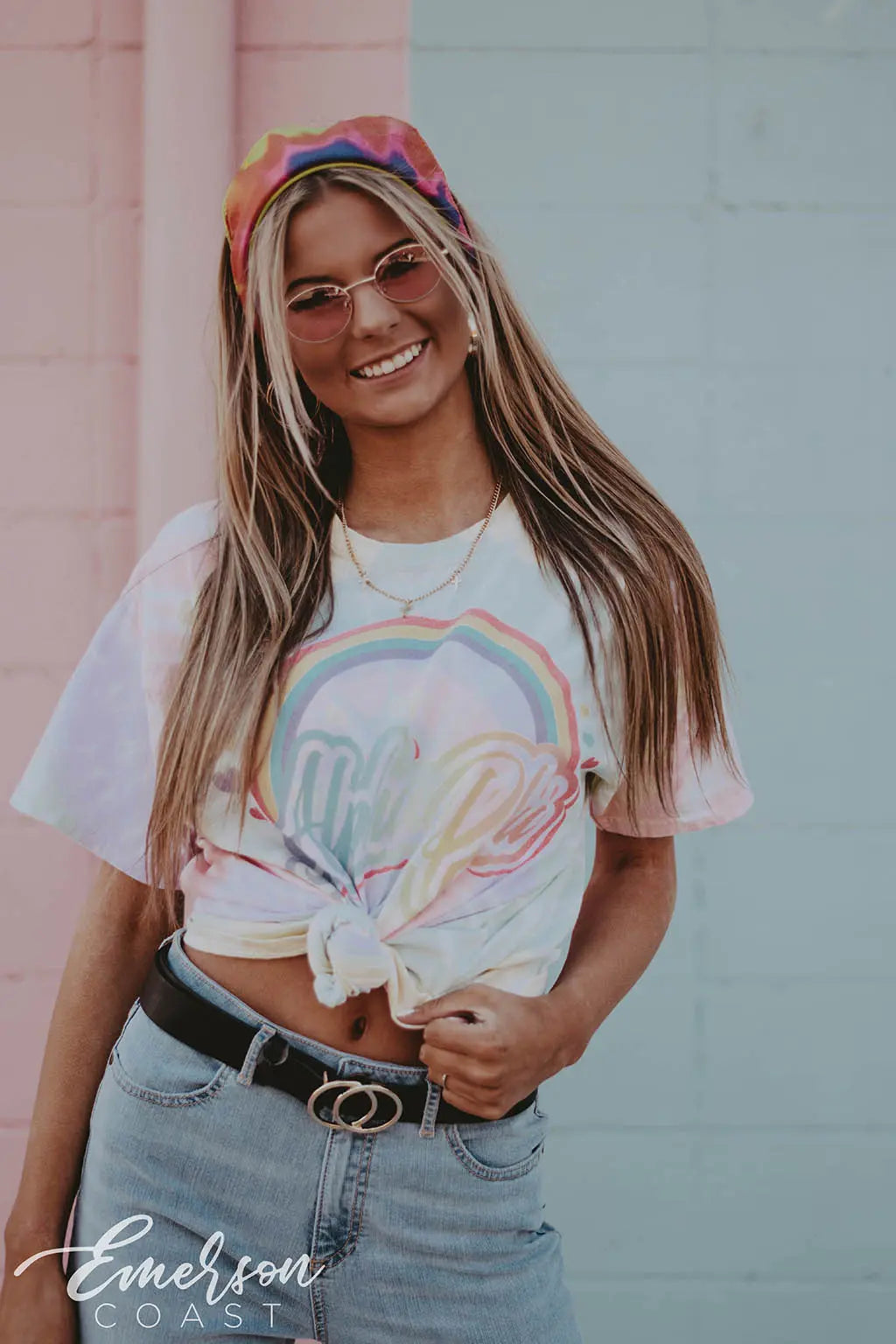 Alpha Phi '90s Tie Dye Bid Day Tee