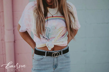 Alpha Phi '90s Tie Dye Bid Day Tee