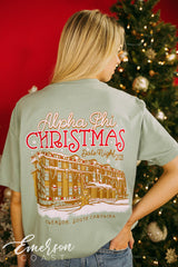 Alpha Phi Christmas Date Night Tee and Crewneck