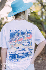Alpha Phi Dude's Weekend Tee