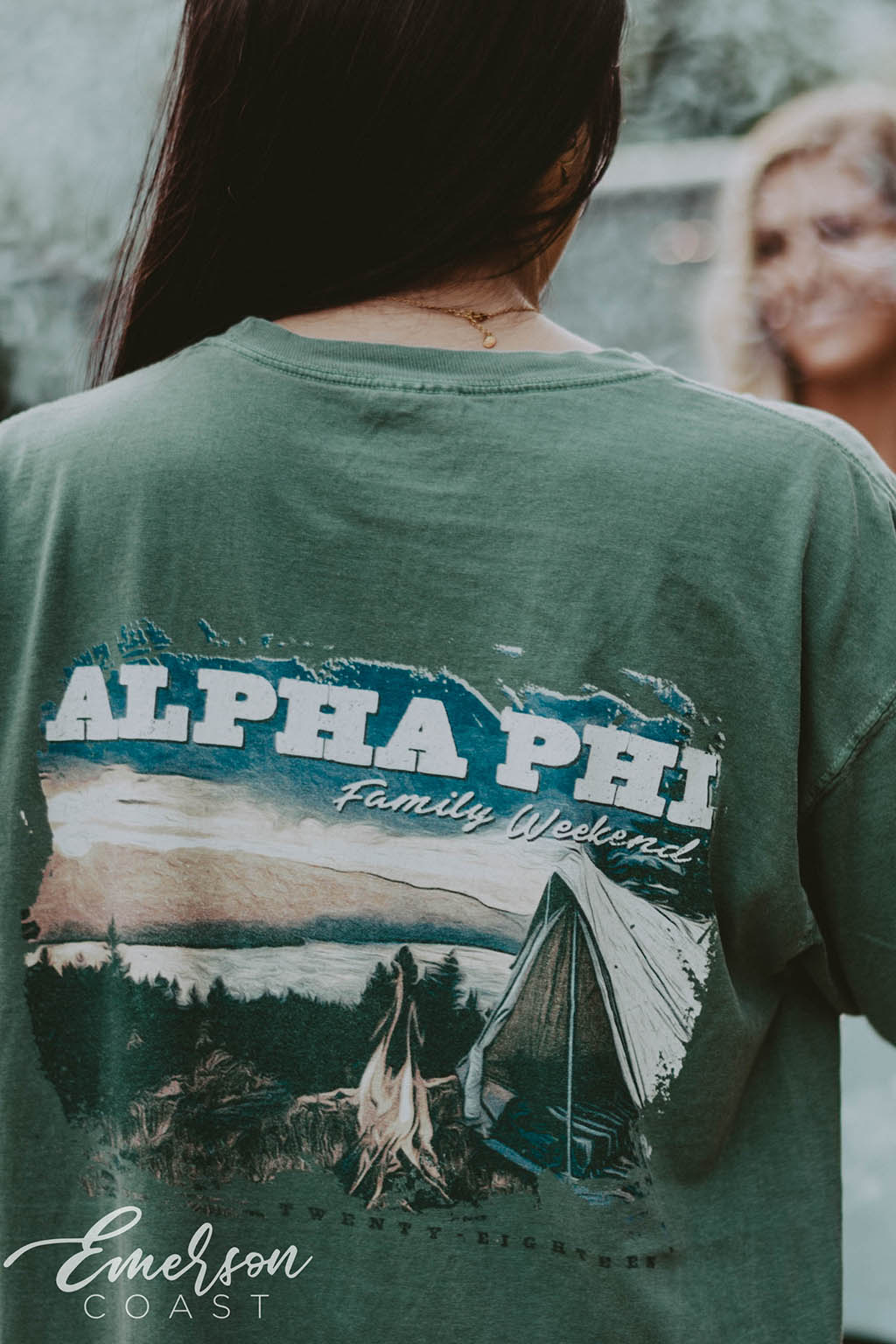 Alpha Phi Outdoors Family Weekend Tee