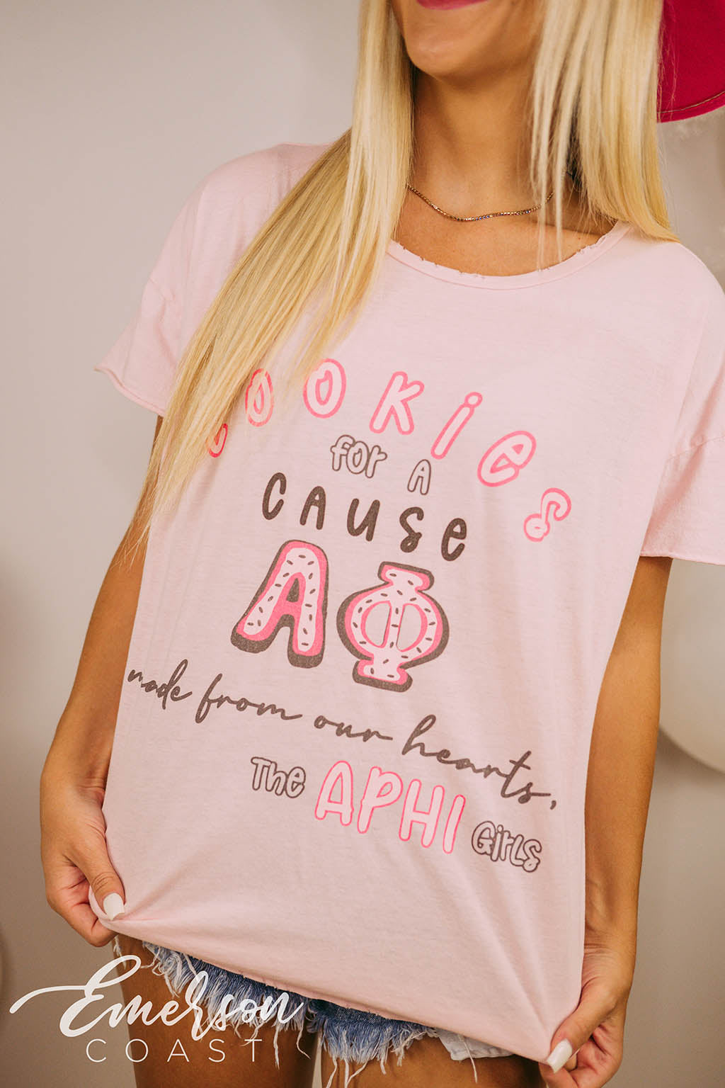 Alpha Phi Philanthropy Cookies For A Cause Tee