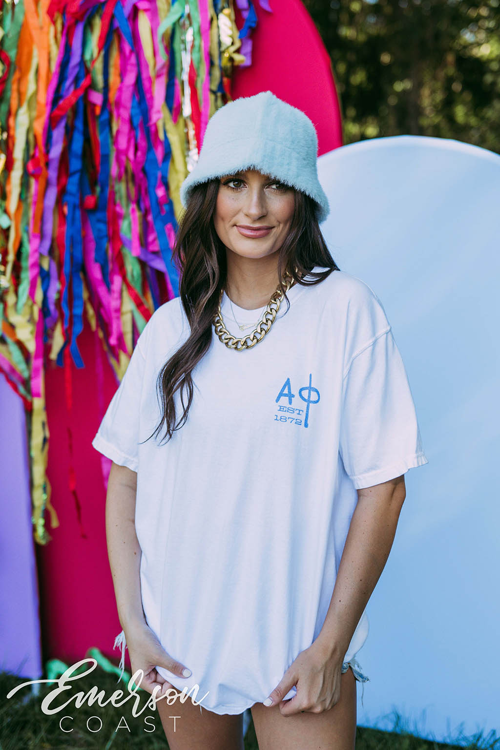 Alpha Phi PR Blue Swordfish Tee