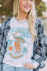 Alpha Phi 70's Floral Long Sleeve Tee