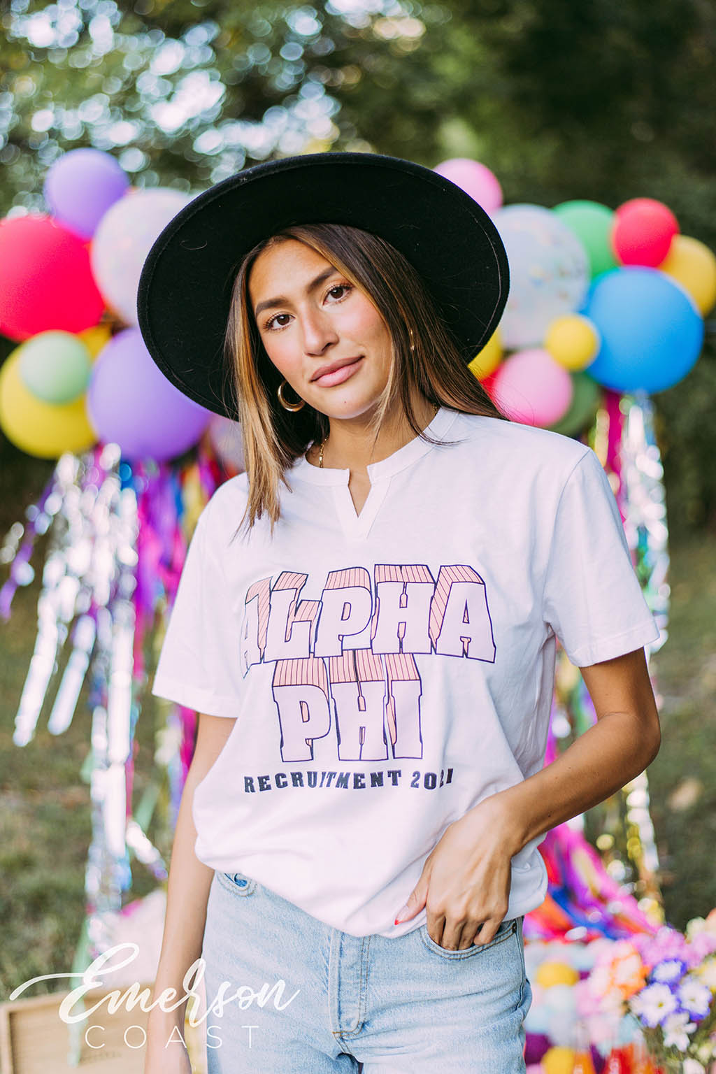 Alpha Phi Recruitment Notch Tee