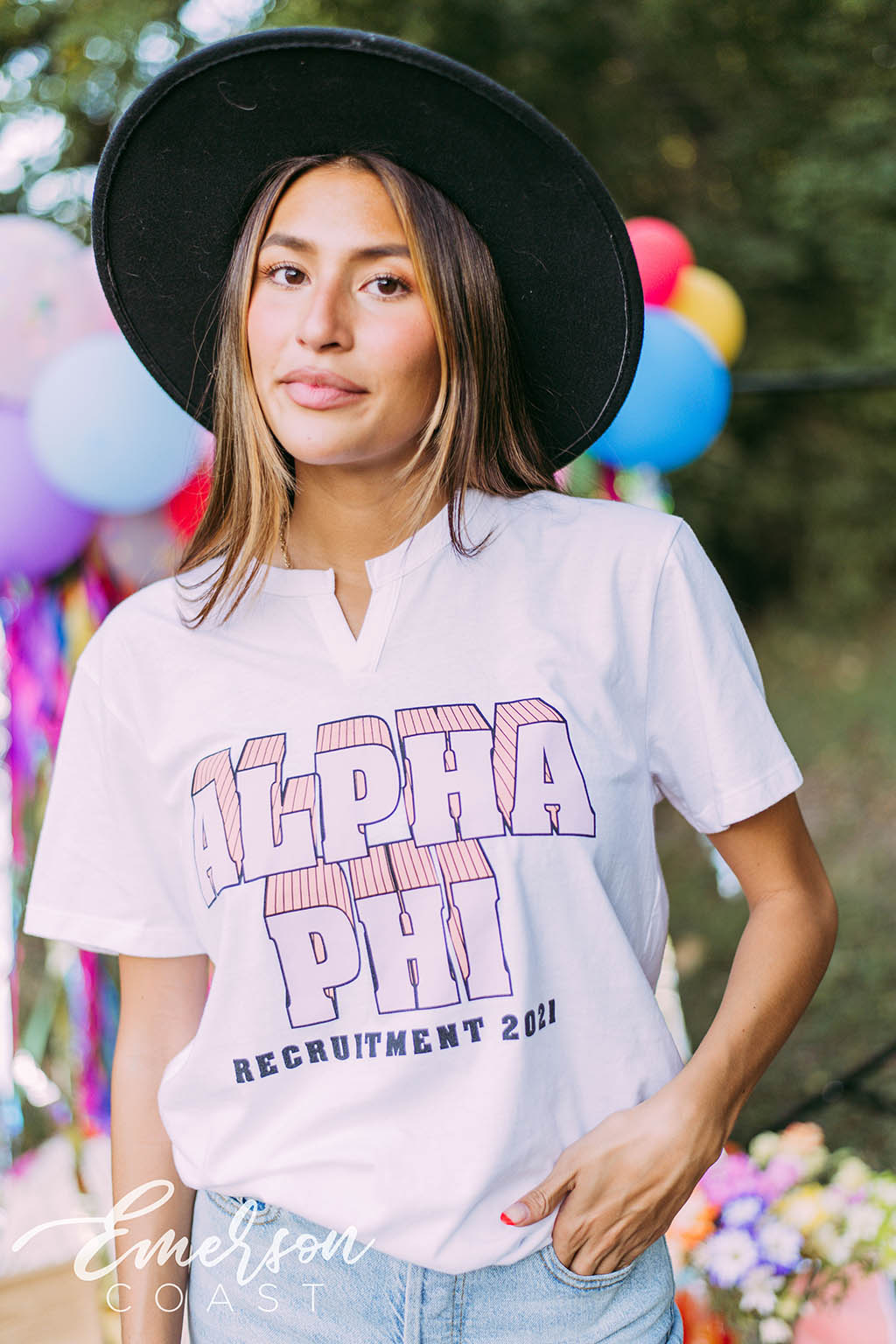 Alpha Phi Recruitment Notch Tee