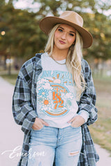 Alpha Phi 70's Floral Long Sleeve Tee