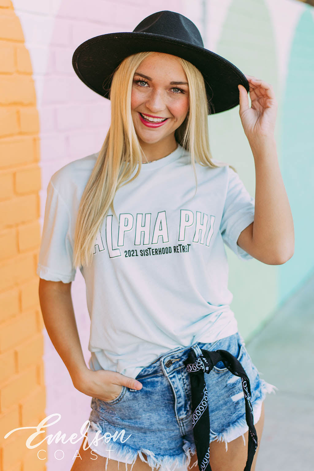Alpha Phi 3D Sisterhood Retreat Tshirt