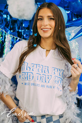Alpha Phi Bid Day Sweet Dreams Notch Tee