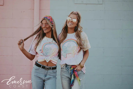 Alpha Phi '90s Tie Dye Bid Day Tee
