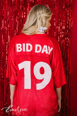 Alpha Sigma Alpha Football Bid Day Jersey