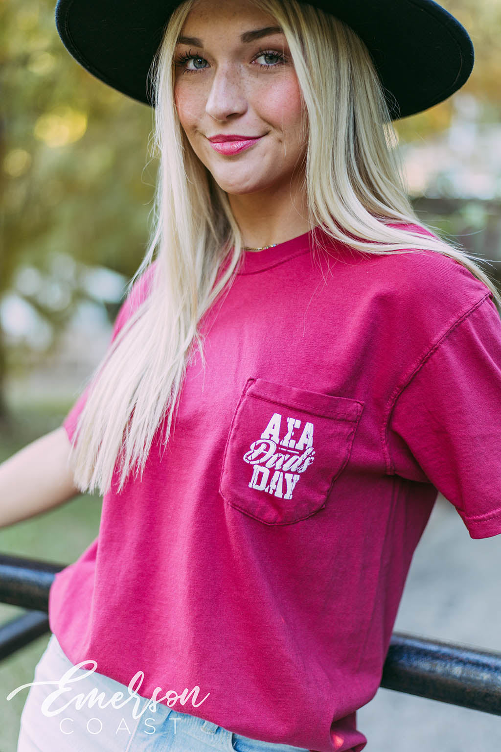 Alpha Sigma Alpha Dads Day Red Tshirt