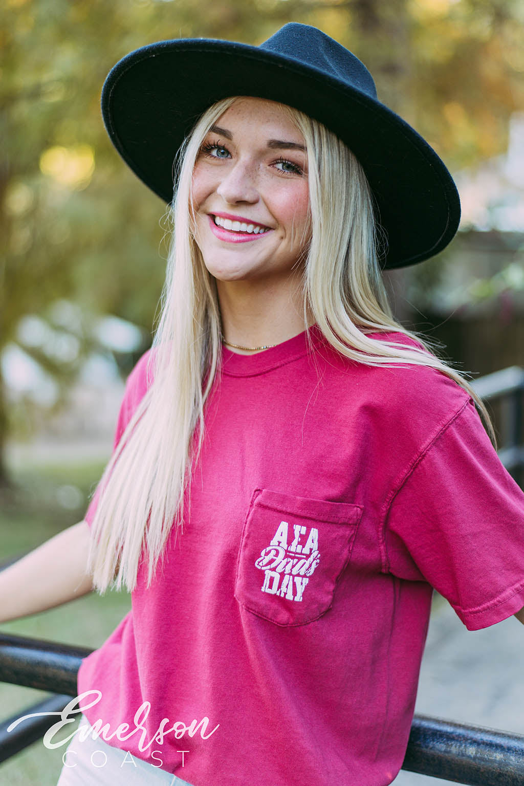Alpha Sigma Alpha Dads Day Red Tshirt