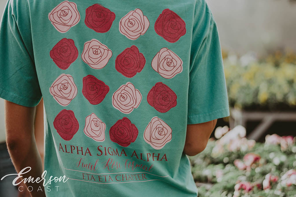 Alpha Sigma Alpha Final Rose Formal T-shirt