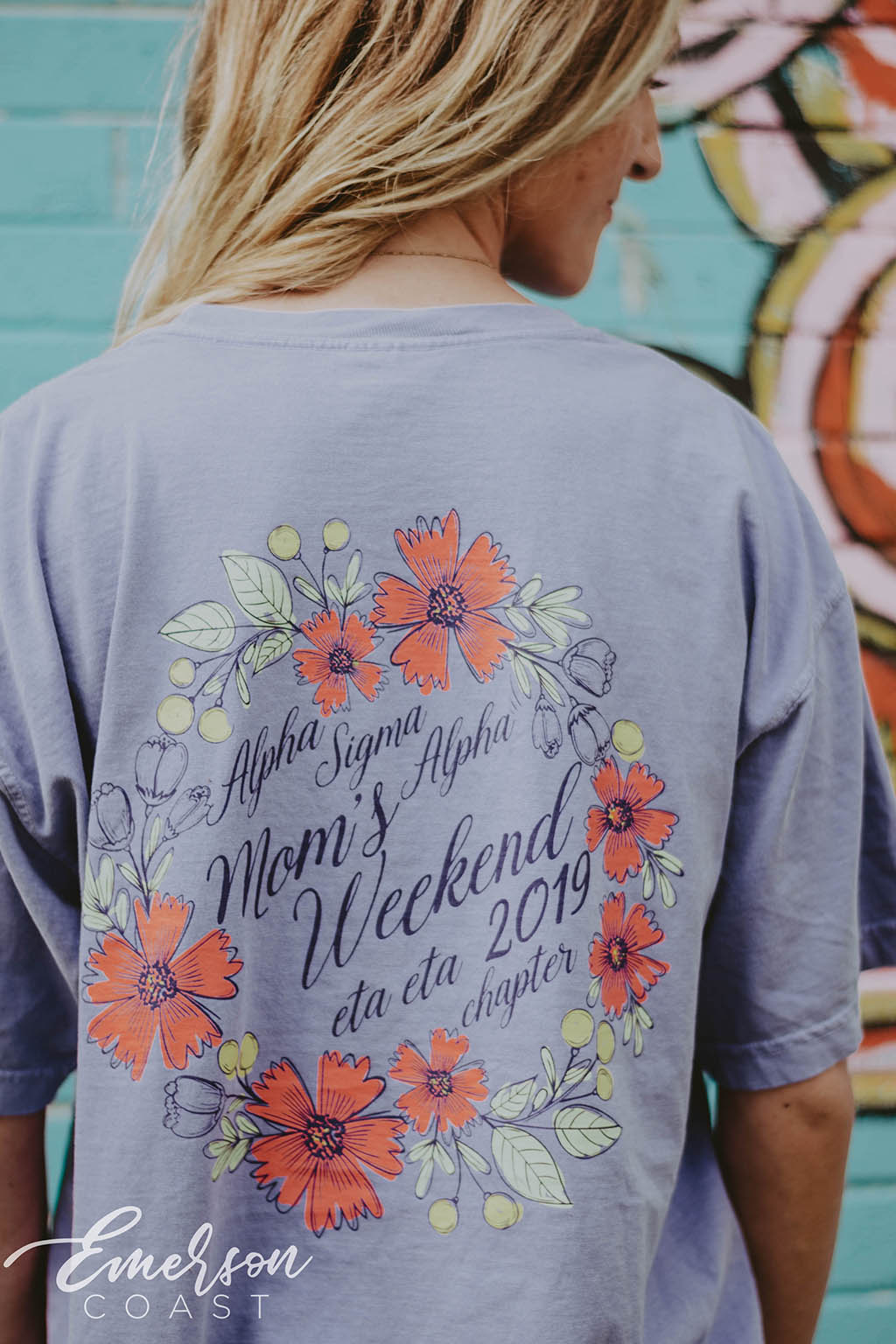 Alpha Sigma Alpha Floral Mom's Weekend Tee