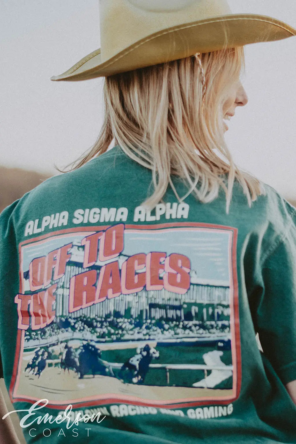 Alpha Sigma Alpha Racing Tee