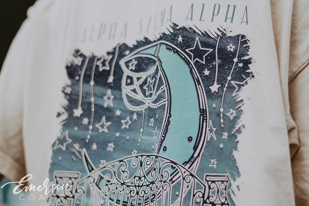 Alpha Sigma Alpha Under the Stars Formal Tshirt