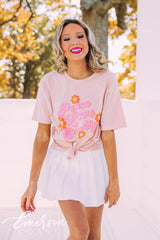 Alpha Sigma PR Peace Love Floral Tee
