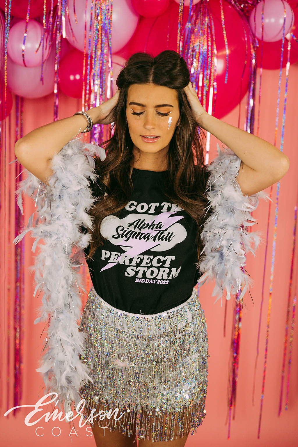 Alpha Sigma Tau We Got The Perfect Storm Bid Day Tee