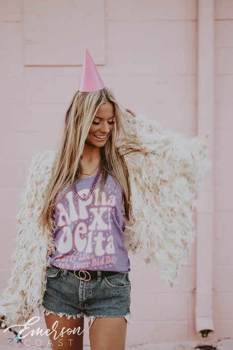 Alpha Xi Delta Birthday Bid Day Tank
