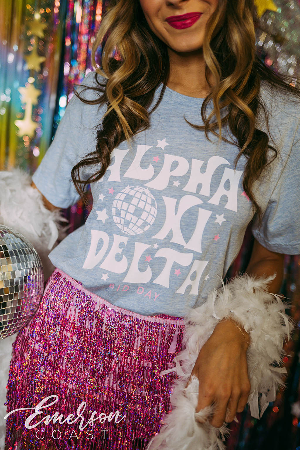 Alpha Xi Delta Disco Bid Day Tee
