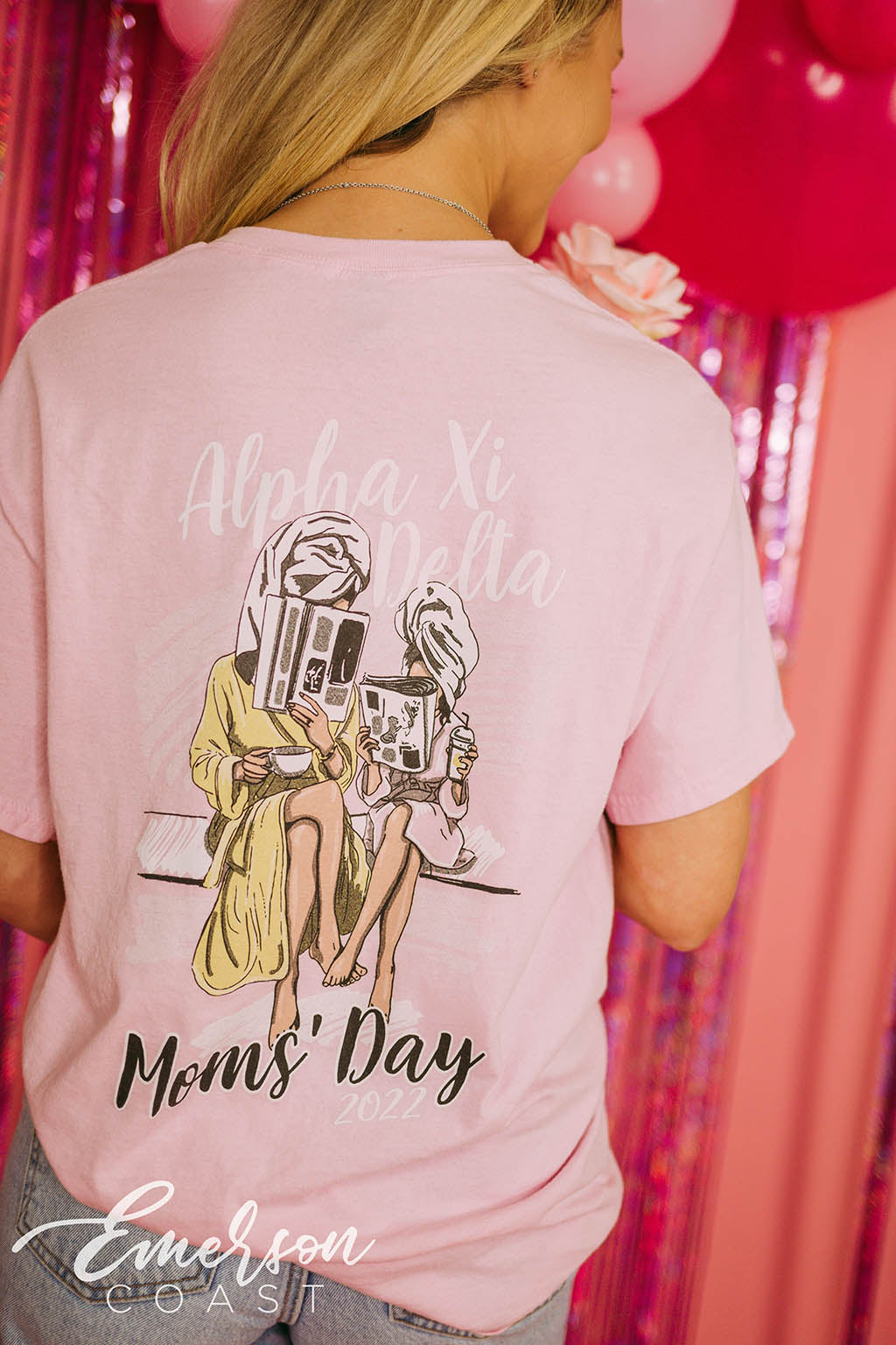 Alpha Xi Delta Spa Day Mom&#39;s Day Tee