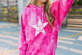 Alpha Xi Delta Star Tie Dye Hoodie