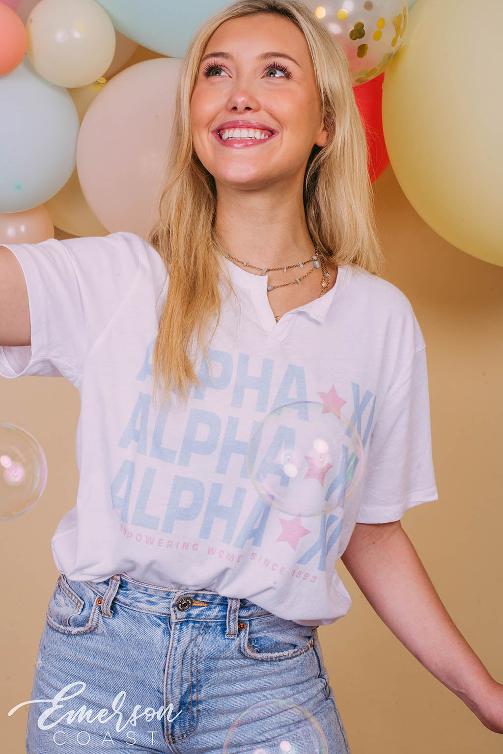 Alpha Xi Recruitment Notch Tee