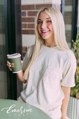 Alpha Xi Delta Lightning Bolt Smiley Face Tee