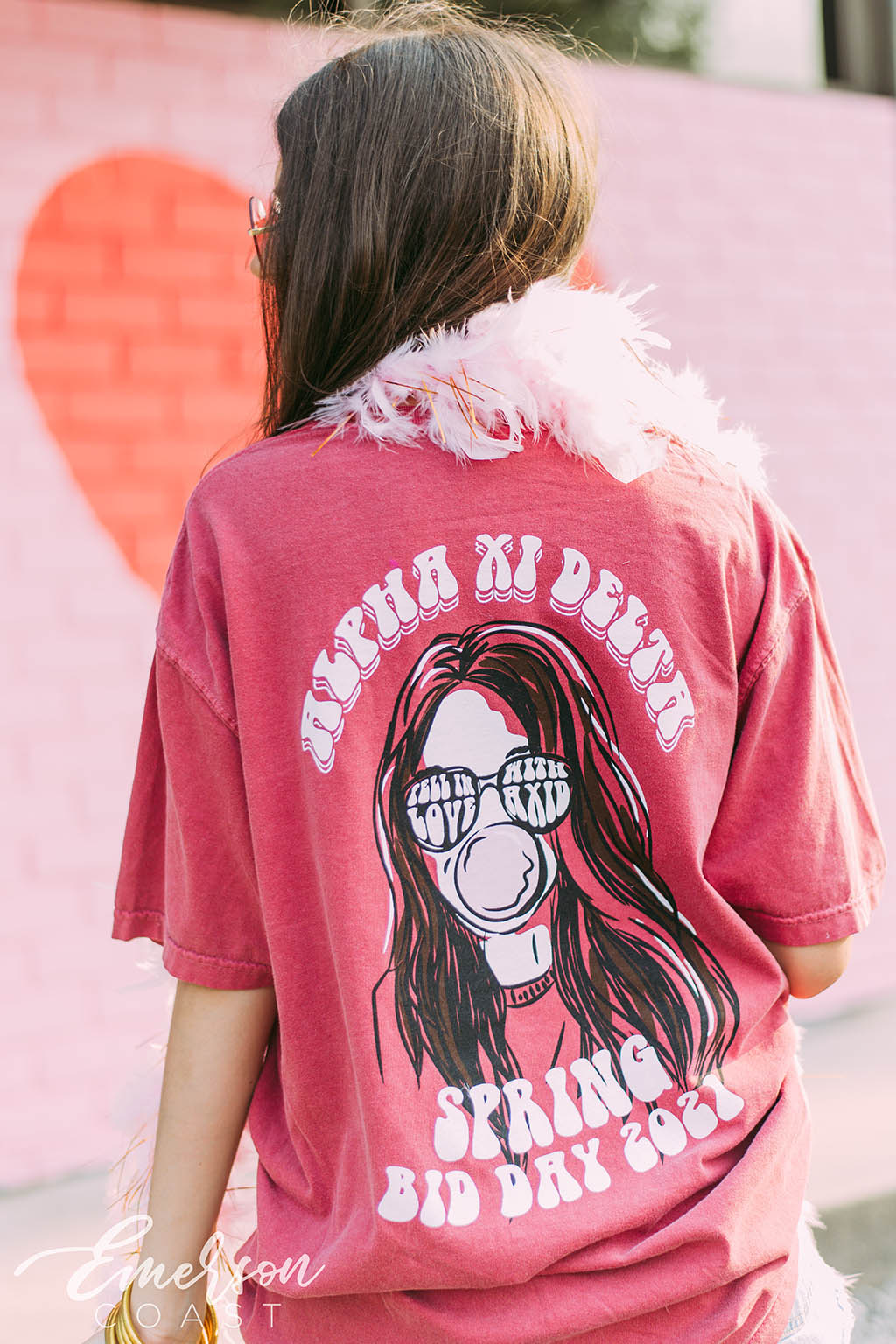 Alpha Xi Delta Spring Bid Day Pocket Tee - Emerson Coast