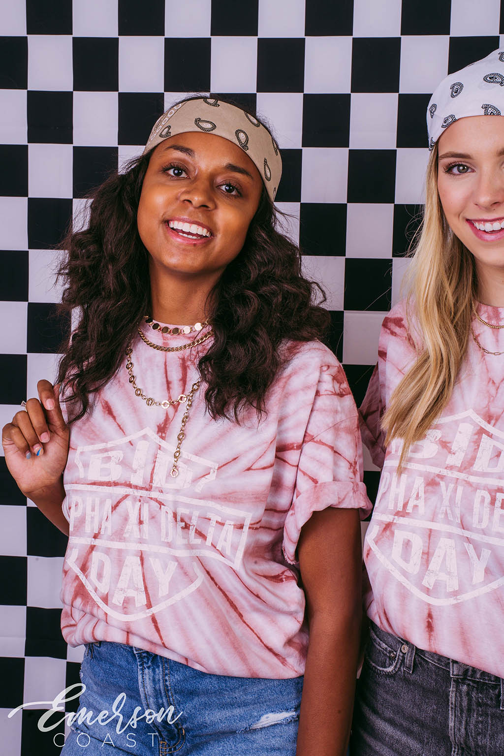 Alpha Xi Delta Ride Of Your Life Bid Day Tie Dye Tee