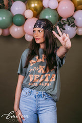 Alpha Xi Delta Boho Recruitment T-shirt
