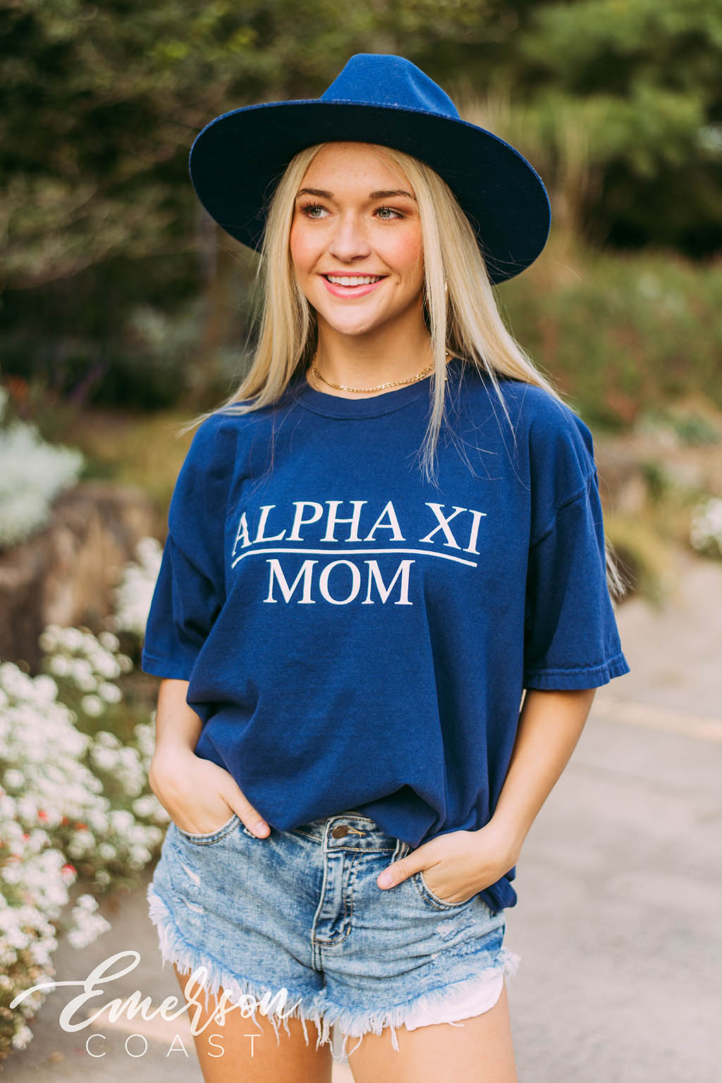 Alpha Xi Delta Simple Mom&#39;s Day Tee
