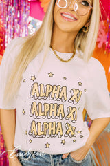 Alpha Xi Delta PR Simple Star Tee