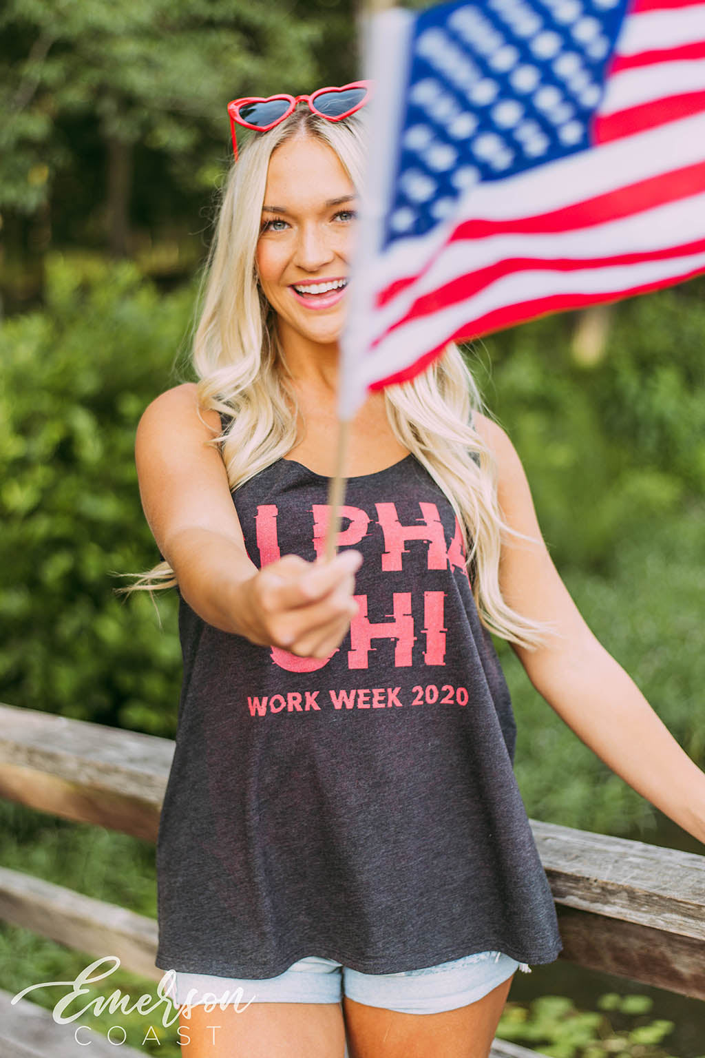 Alpha Chi Work Week Flowy Tank