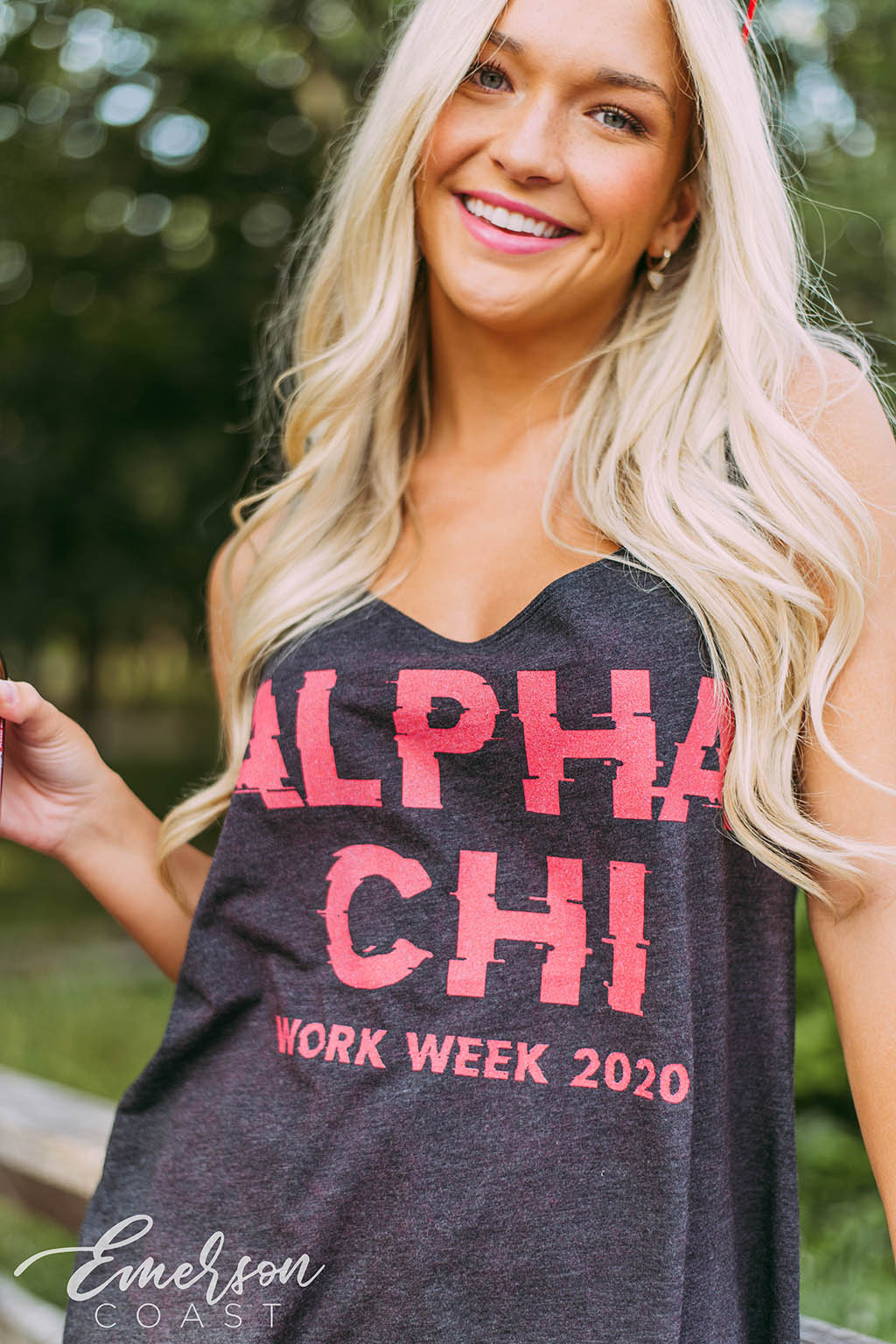Alpha Chi Work Week Flowy Tank