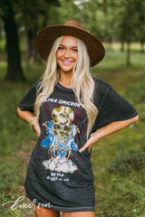 Alpha Omicron Pi Boo Bash Skull T-shirt