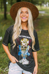 Alpha Omicron Pi Boo Bash Skull T-shirt