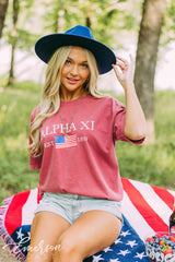 Alpha Xi Classic Americana PR Tshirt
