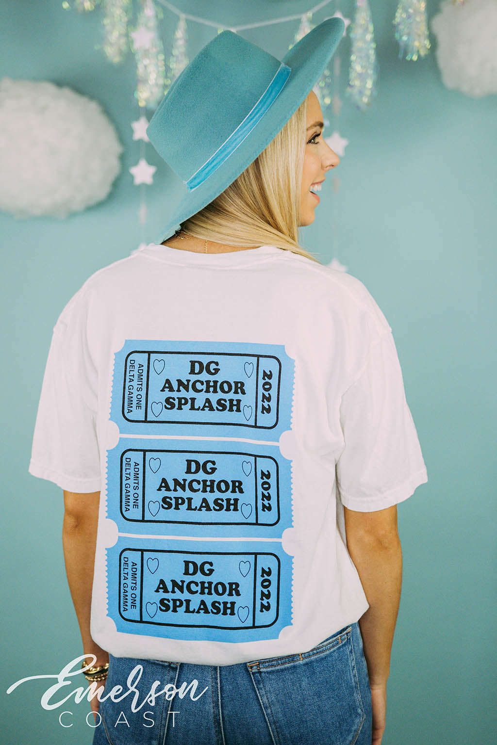 Delta Gamma Anchor Splash Ticket Tee