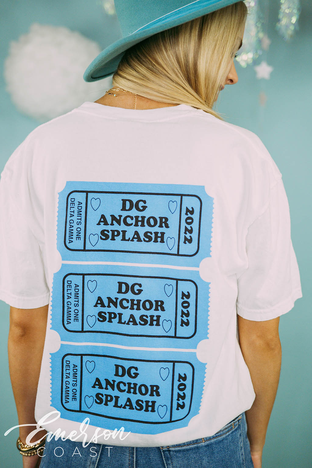 Delta Gamma Anchor Splash Ticket Tee