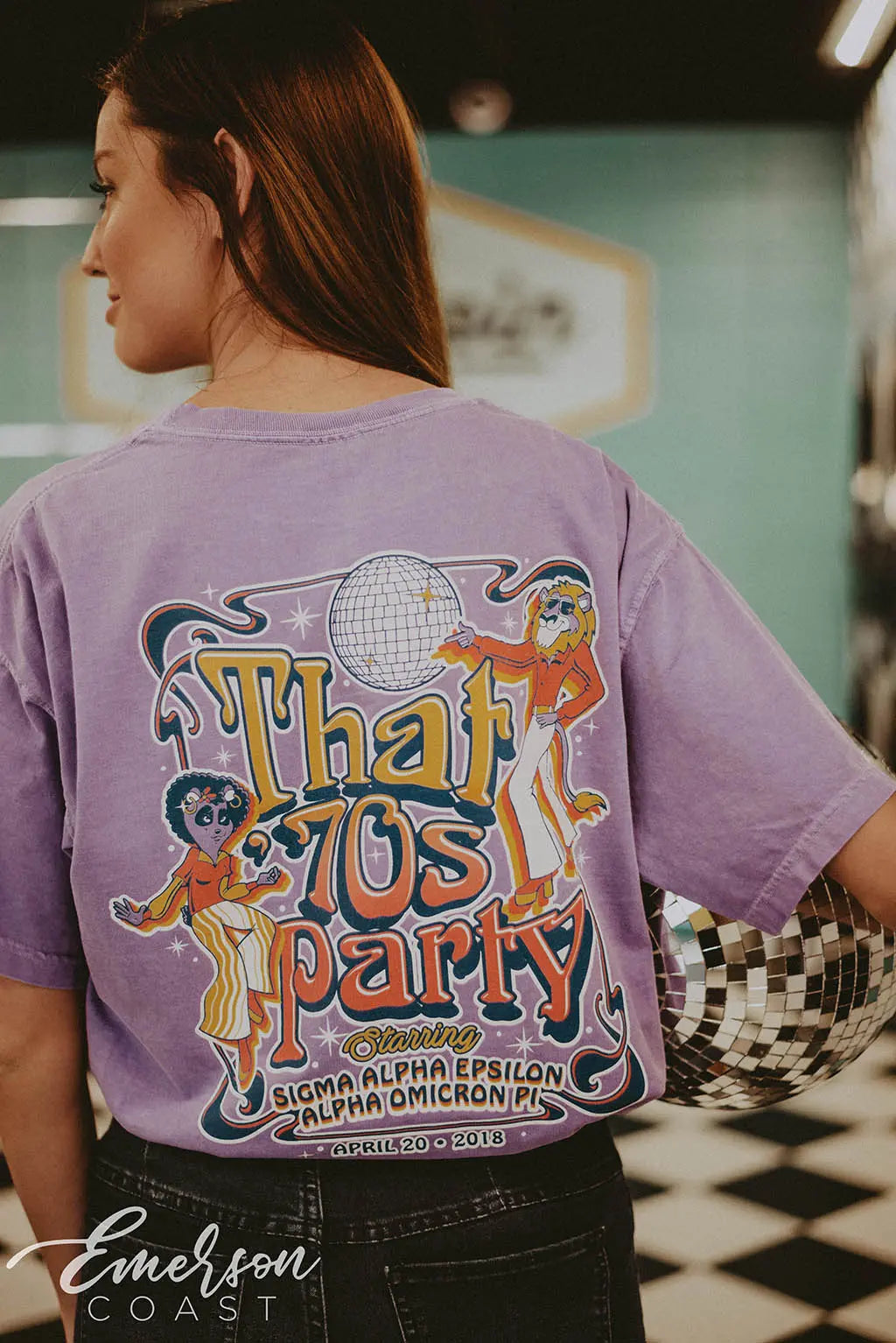 AOII That &#39;70s Party Tshirt