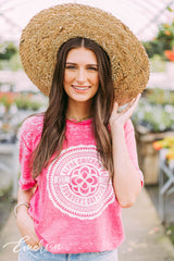 Alpha Omicron Pi Founders Day Mineral Wash T-shirt