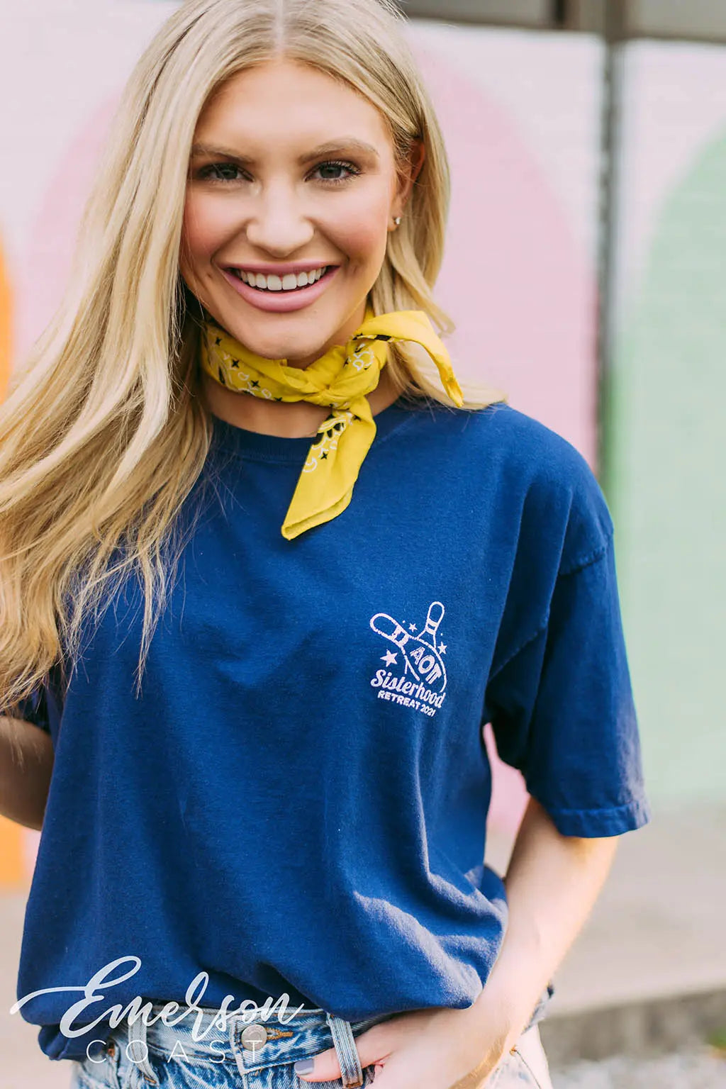 Alpha Omicron Pi Let The Good Times Roll Tee
