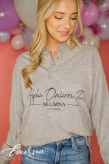 Alpha Omicron Pi Alumna Thermal Henley