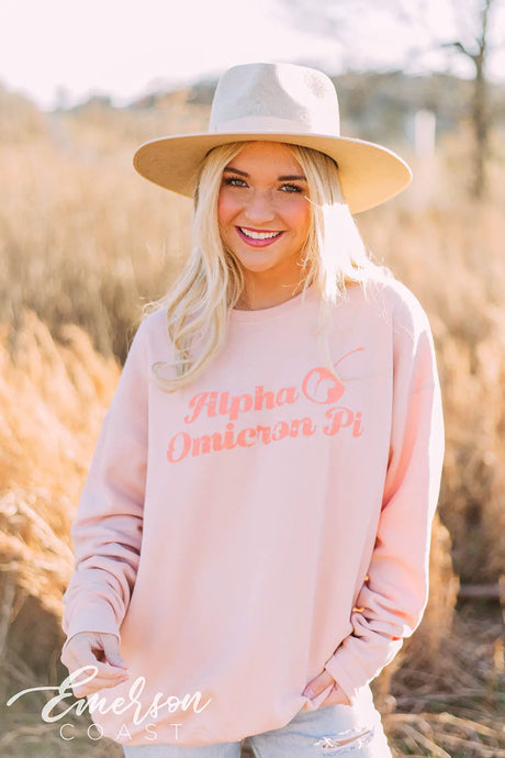 AOII Retro Cherry Pie Moms Day Sweatshirt